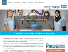 Tablet Screenshot of burtonhospitalsjobs.com